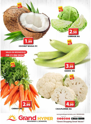 Veggie Wednesday - Grand Hyper Muhaisnah