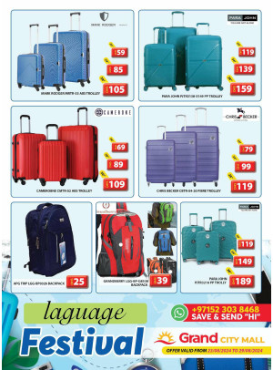 Luggage Festival - Grand City Mall