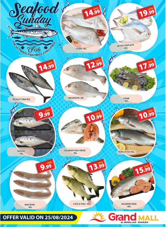 Seafood Sunday - Grand Mall Sharjah