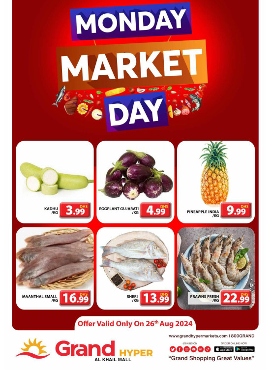 Monday Market Day - Grand Hyper Al Khail Mall