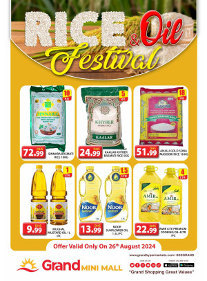 Rice & Oil Festival - Grand Mini Mall