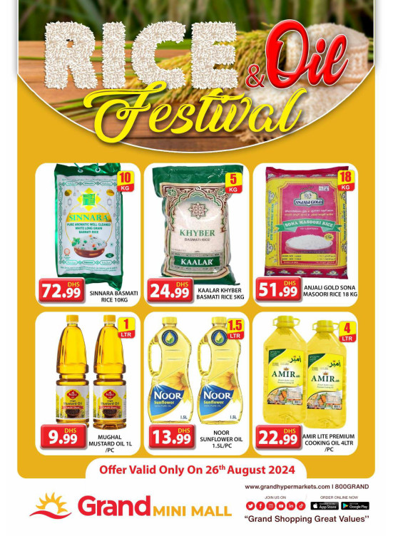 Rice & Oil Festival - Grand Mini Mall
