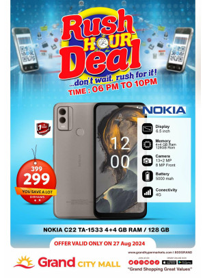 Rush Hour Deal - Grand City Mall