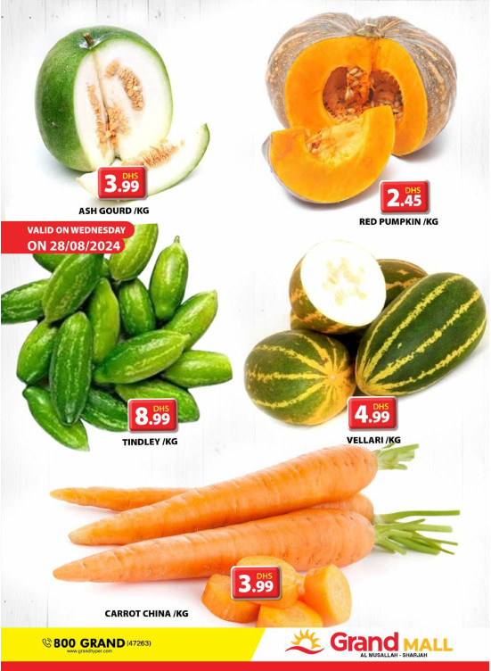 Veggie Wednesday - Grand Mall Sharjah