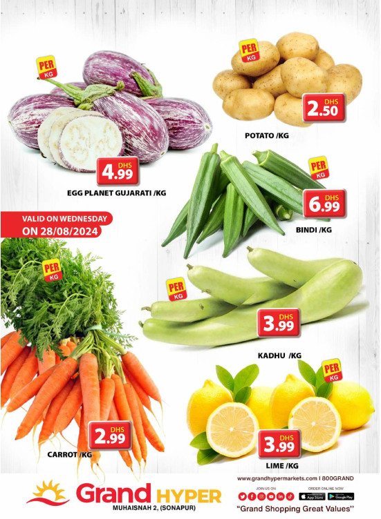 Veggie Wednesday - Grand Hyper Muhaisnah