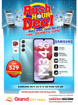 Rush Hour Deal - Grand City Mall