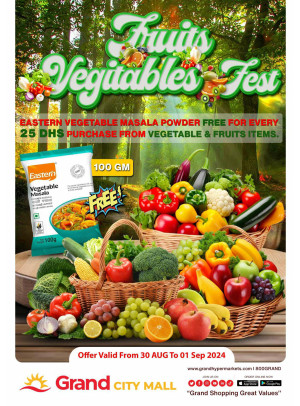 Fruits & Vegetables Fest - Grand City Mall