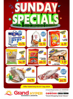 Sunday Specials - Grand Hyper Muhaisnah