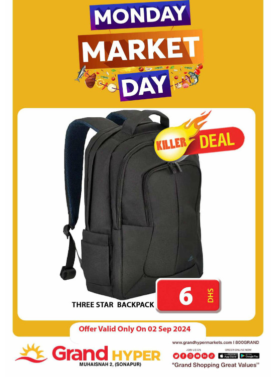 Monday Market Day - Grand Hyper Muhaisnah
