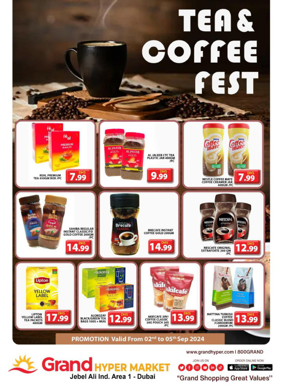 Tea & Coffee Fest - Grand Hypermarket Jebel Ali