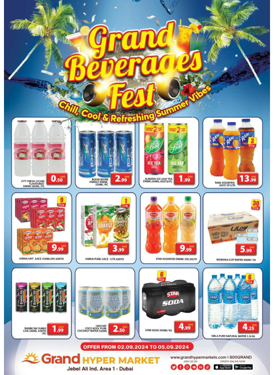 Grand Beverages Fest - Grand Hypermarket Jebel Ali