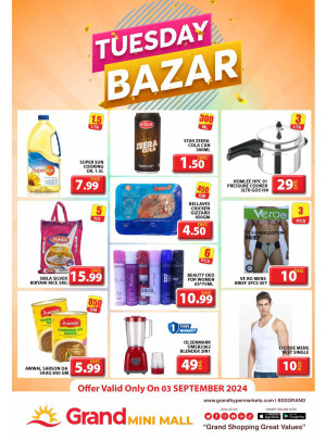 Tuesday Bazar - Grand Mini Mall