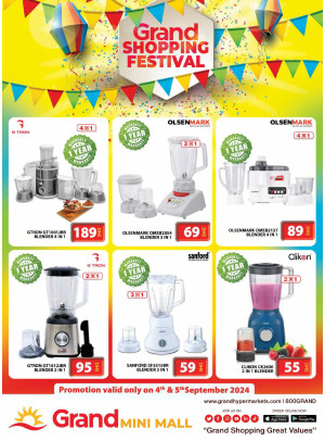 Shopping Festival - Grand Mini Mall