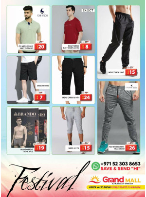 Track & Short's Festival - Grand Mall Sharjah