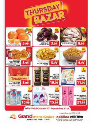 Thursday Bazar - Grand Hypermarket Jebel Ali