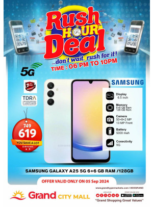 Rush Hour Deal - Grand City Mall
