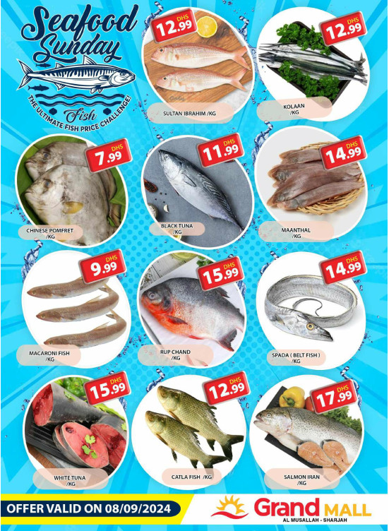 Seafood Sunday - Grand Mall Sharjah