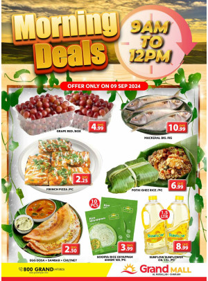 Morning Deals - Grand Mall Sharjah