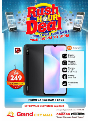 Rush Hour Deal - Grand City Mall