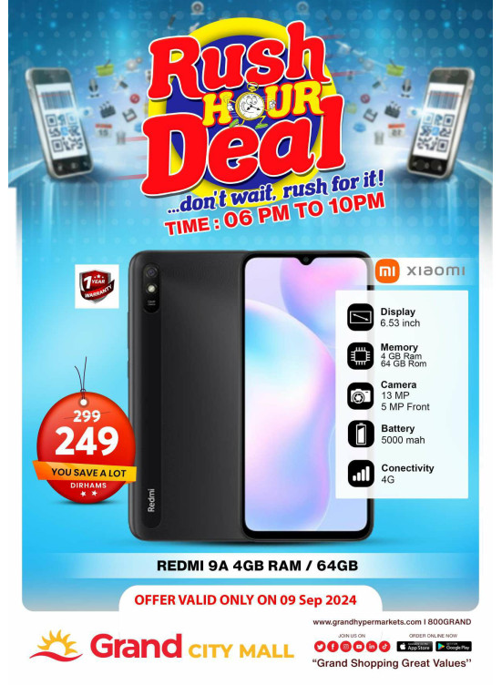 Rush Hour Deal - Grand City Mall