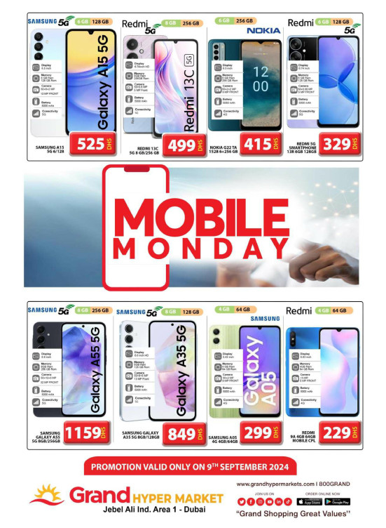 Mobile Monday - Grand Hypermarket Jebel Ali