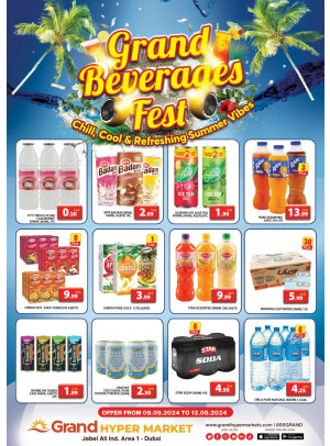 Grand Beverages Fest - Grand Hypermarket Jebel Ali