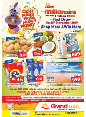 Grand Millionaire Offers - Grand Mall Sharjah