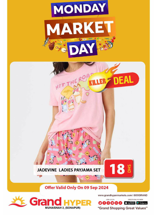 Monday Market Day - Grand Hyper Muhaisnah