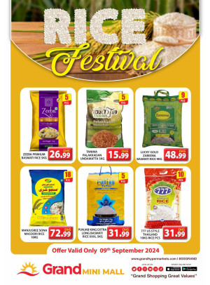 Rice Festival - Grand Mini Mall