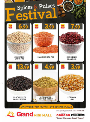 Spices & Pulses Festival - Grand Mini Mall