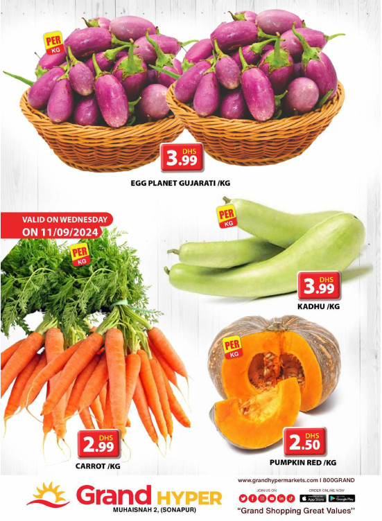 Veggie Wednesday - Grand Hyper Muhaisnah