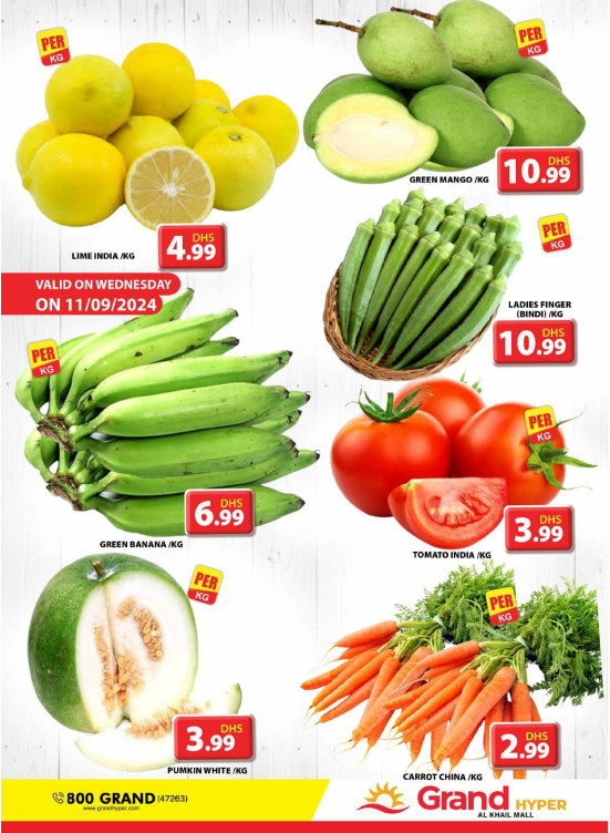 Veggie Wednesday - Grand Hyper Al khail Mall