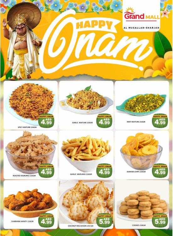 Onam Deals - Grand Mall Sharjah