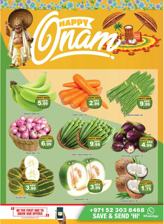 Happy Onam - Grand City Mall