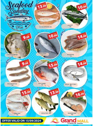 Seafood Sunday - Grand Mall Sharjah