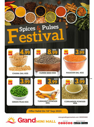 Spices & Pulses Festival - Grand Mini Mall