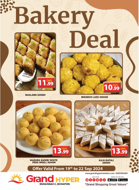 Bakery Deal - Grand Hyper Muhaisnah
