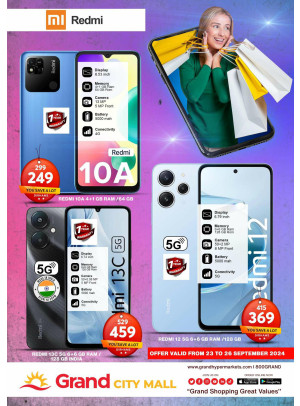 Redmi Offers - Grand City Mall