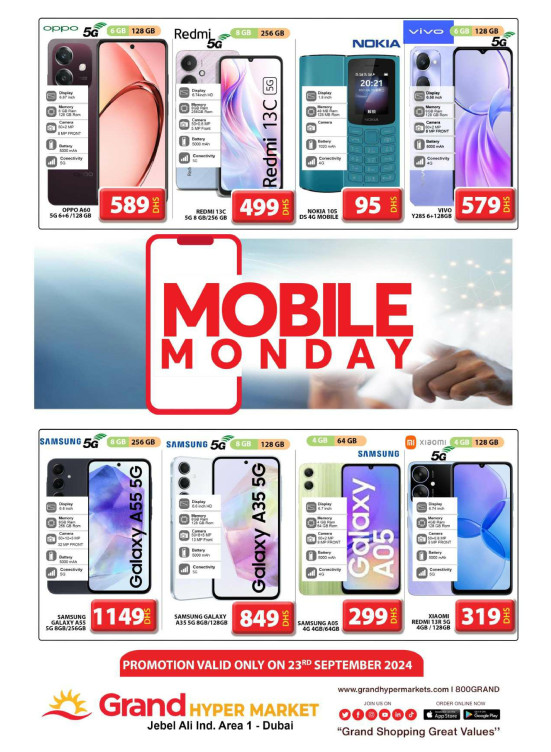 Mobile Monday - Grand Hypermarket Jebel Ali