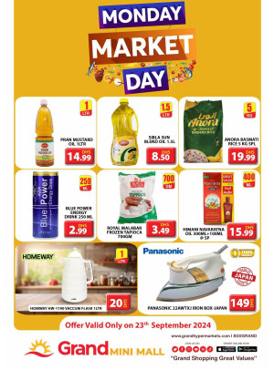 Monday Market Day - Grand Mini Mall