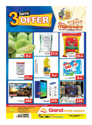 3 Days Offers - Grand Hypermarket Jebel Ali