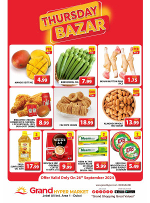 Thursday Bazar - Grand Hypermarket Jebel Ali