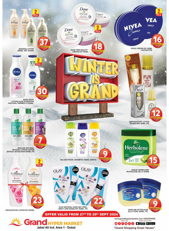 Winter Is Grand - Grand Hypermarket Jebel Ali