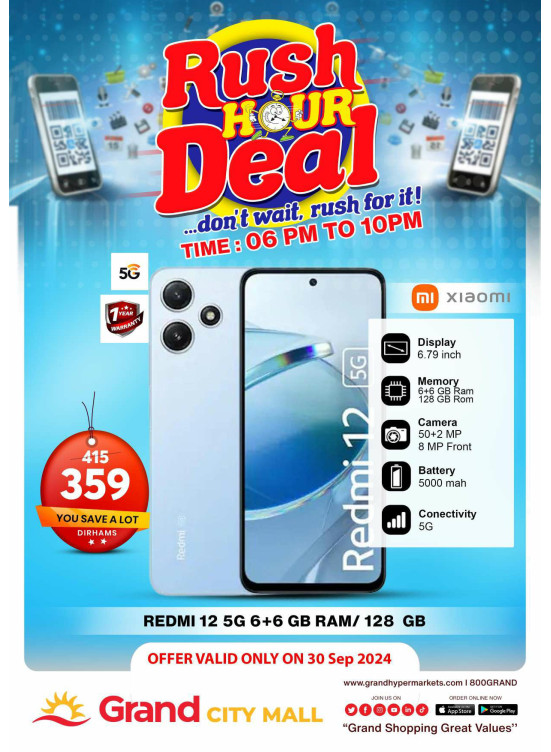 Rush Hour Deal - Grand City Mall
