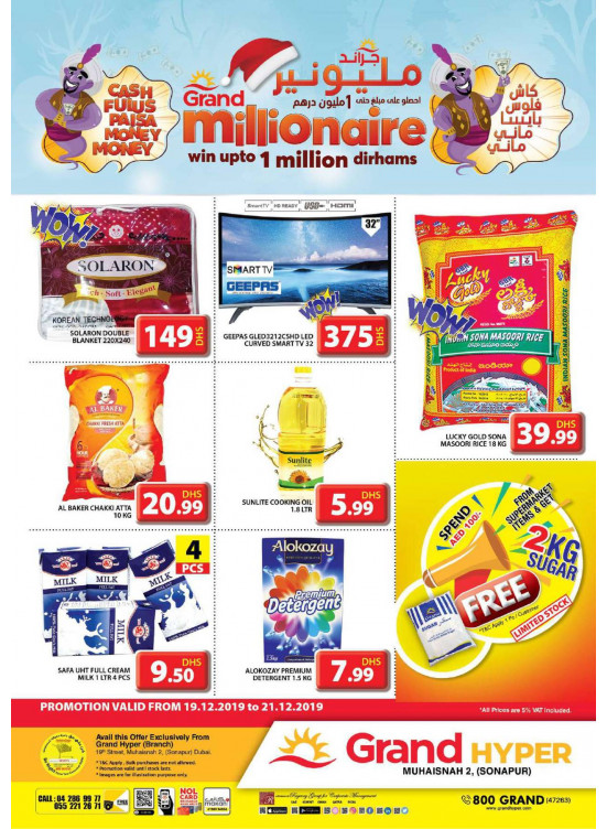Grand Millionaire Offers - Grand Hyper Muhaisnah