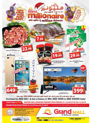 Grand Millionaire Offers - Grand Mall Sharjah