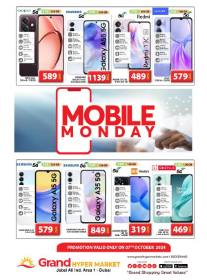 Mobile Monday - Grand Hypermarket Jebel Ali