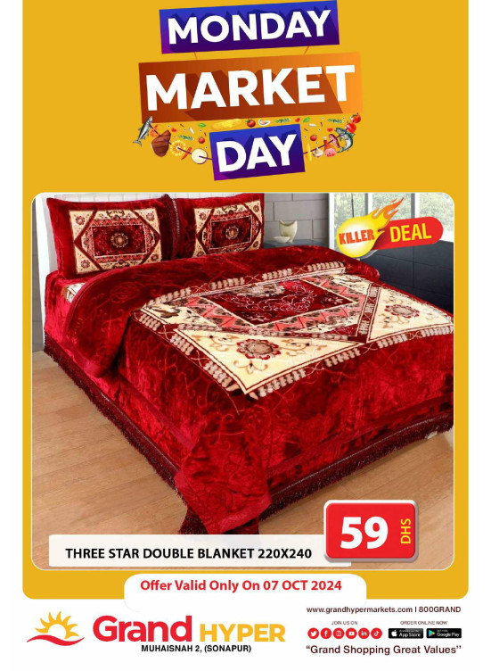 Monday Market Day - Grand Hyper Muhaisnah