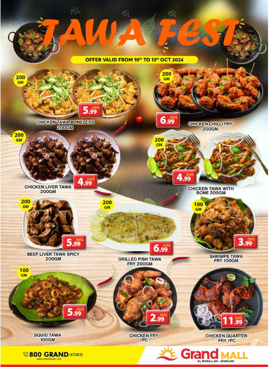 Tawa Fest - Grand Mall Sharjah