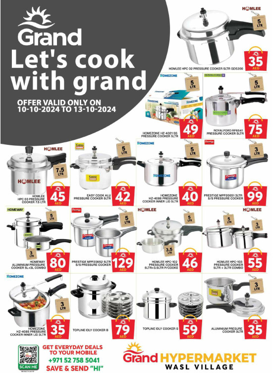 Let's Cook With Grand - Wasl Village, Dubai